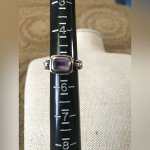 R1158 Silpada Sterling Silver Misty Morning Ring Size 5